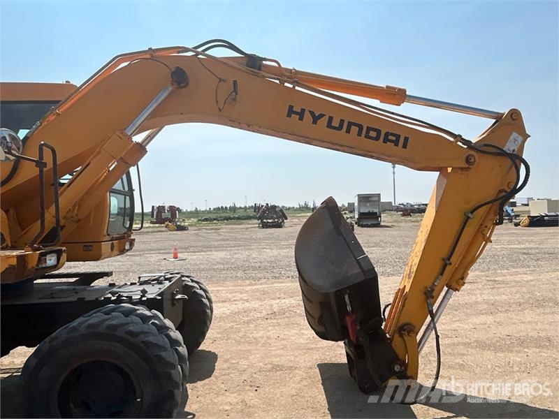 Hyundai 140W-7 Wheel Excavator Excavadoras de ruedas