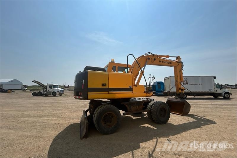 Hyundai 140W-7 Wheel Excavator Excavadoras de ruedas