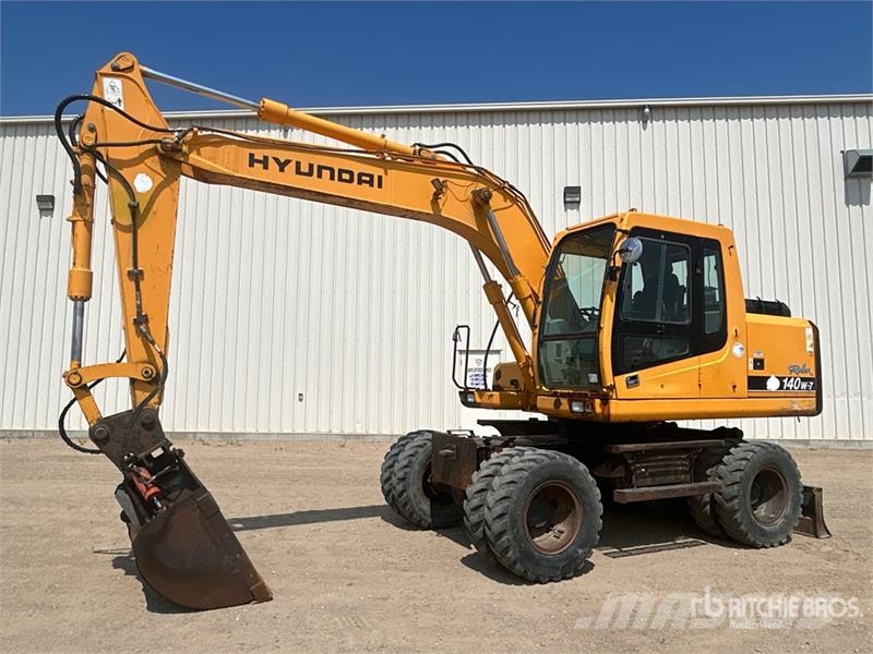 Hyundai 140W-7 Wheel Excavator Колёсные экскаваторы