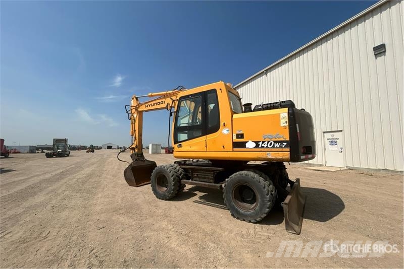 Hyundai 140W-7 Wheel Excavator Колёсные экскаваторы