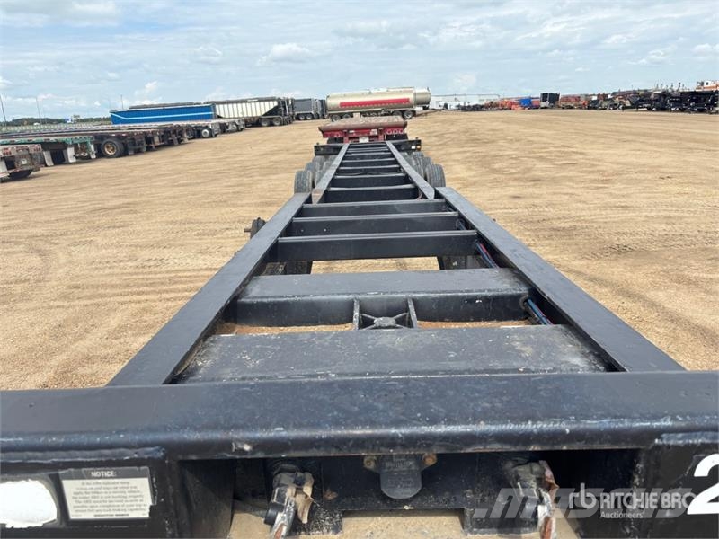 Hyundai 40 ft Tri/A Container Trailer Remolques portacontenedores