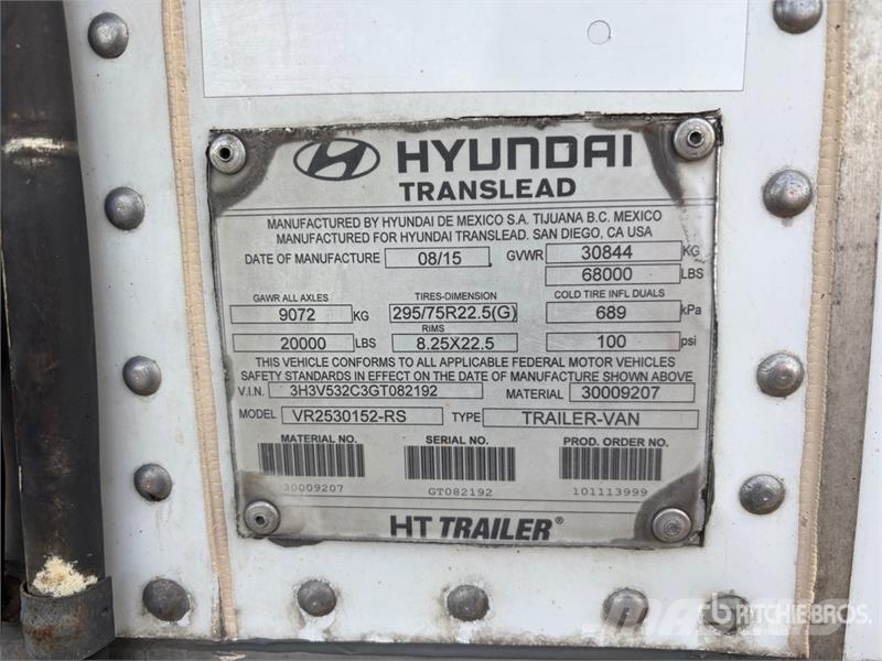 Hyundai 53 ft x 102 in T/A Multi -Temp Refrigerated Traile Напівпричепи-рефрижератори