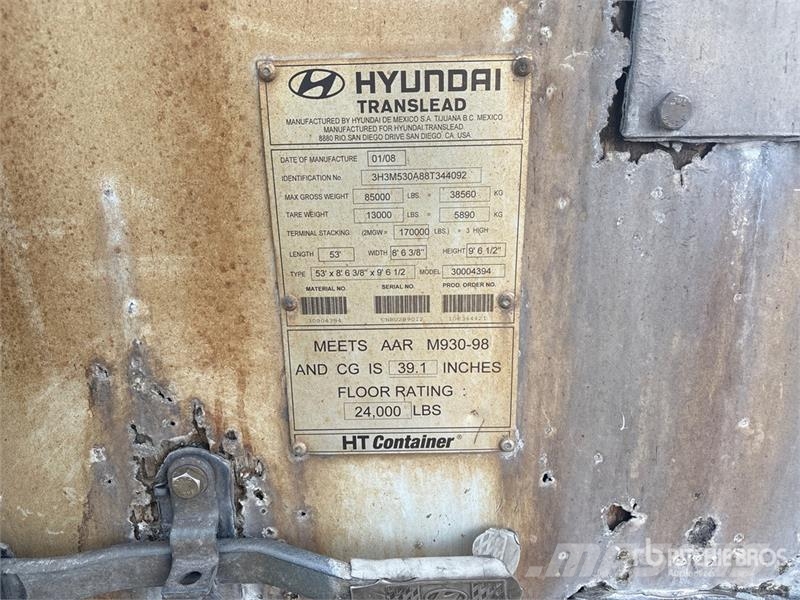 Hyundai ft High Cube Refrigerated Storage Container Raktárkonténerek