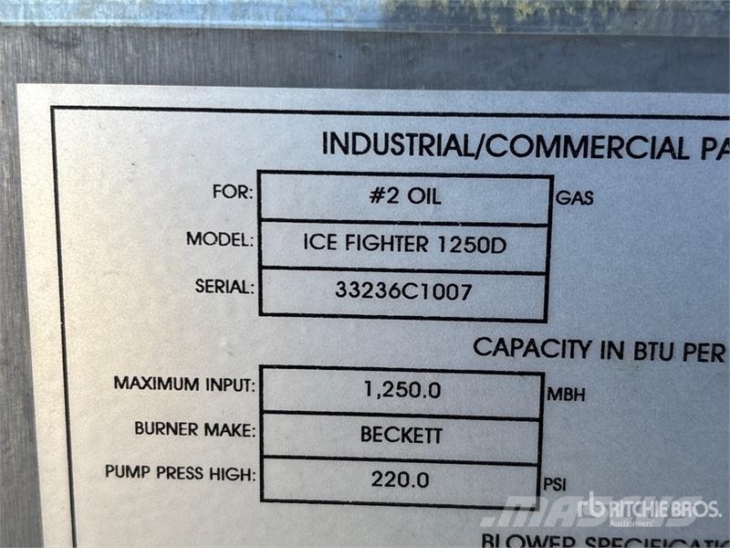  ICE 1250D Space Heater Kühl- und Heizsysteme