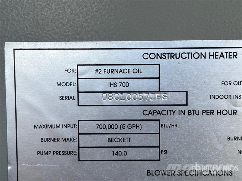  ICE IHS 700 700000 BTU Space Heater Kühl- und Heizsysteme