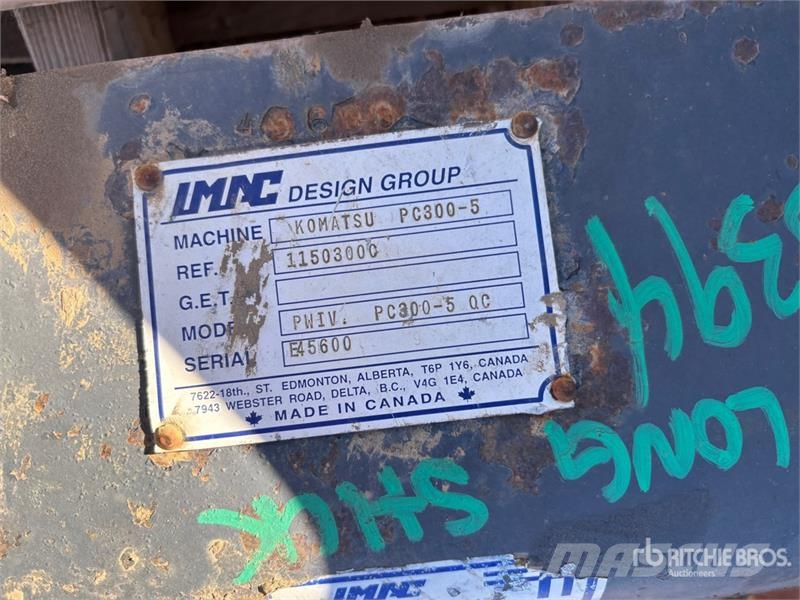 IMAC Excavator Coupler - Fits Komatsu PC300-5 موصلات سريعة