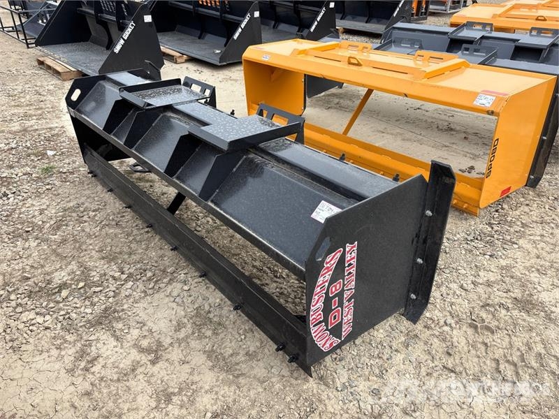 Industrias America D8 96 in Skid Steer Snow Pusher (Unused) حراثات ونصول الجليد