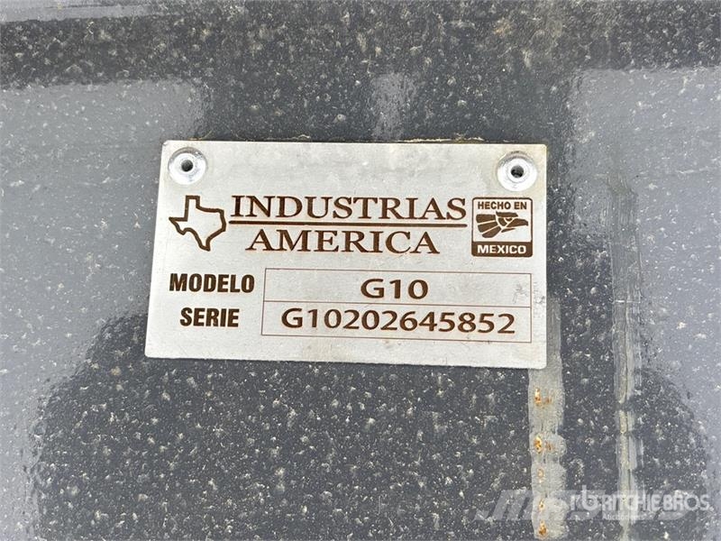 Industrias America G-10 120 in Skid Steer Snow Pusher (Unused) Снежные отвалы и плуги