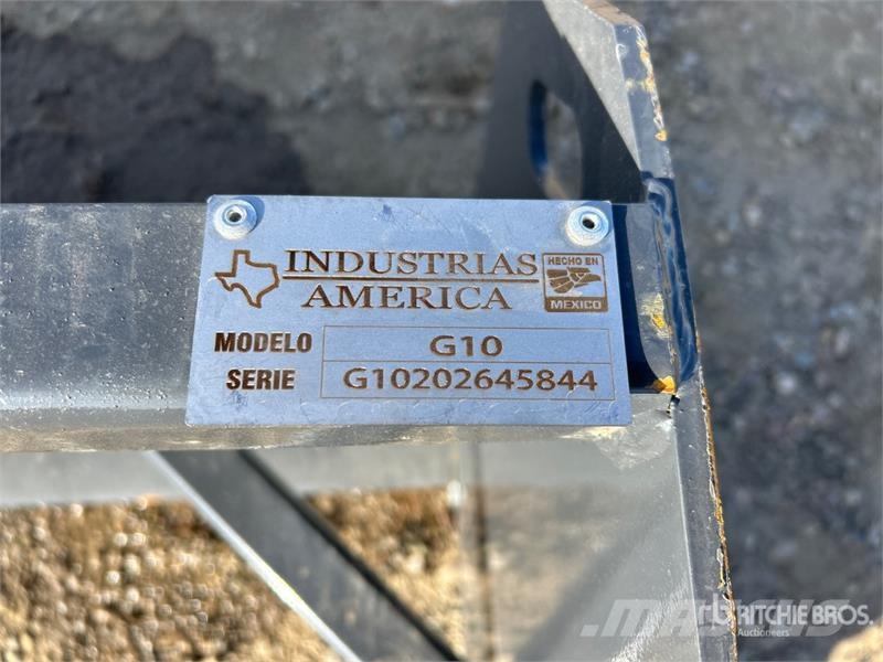 Industrias America G-10 120 in Skid Steer Snow Pusher (Unused) Снігоочищувальні ножі та плуги