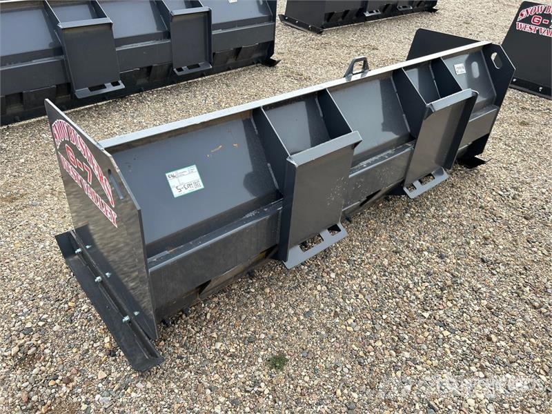 Industrias America G7 84 in Skid Steer Snow Pusher (Unused) Снігоочищувальні ножі та плуги