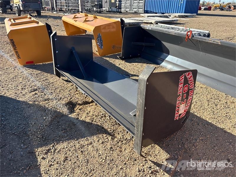 Industrias America G7 84 in Skid Steer Snow Pusher Sniego peiliai ir valytuvai