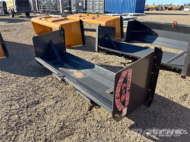 Industrias America G7 84 in Skid Steer Snow Pusher Sniego peiliai ir valytuvai