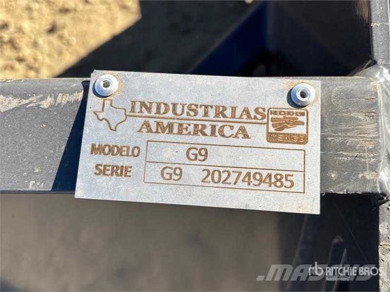 Industrias America G9 108 in Skid Steer Snow Pusher Sniego peiliai ir valytuvai