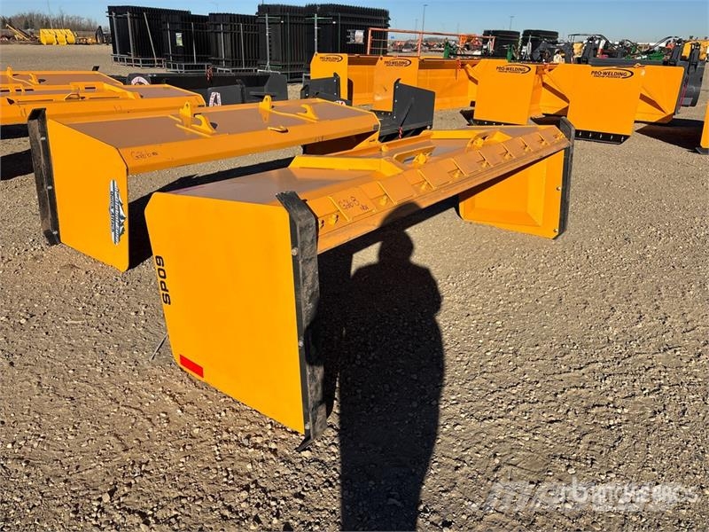 Industrias America SP09 108 in Skid Steer Snow Pusher Sniego peiliai ir valytuvai