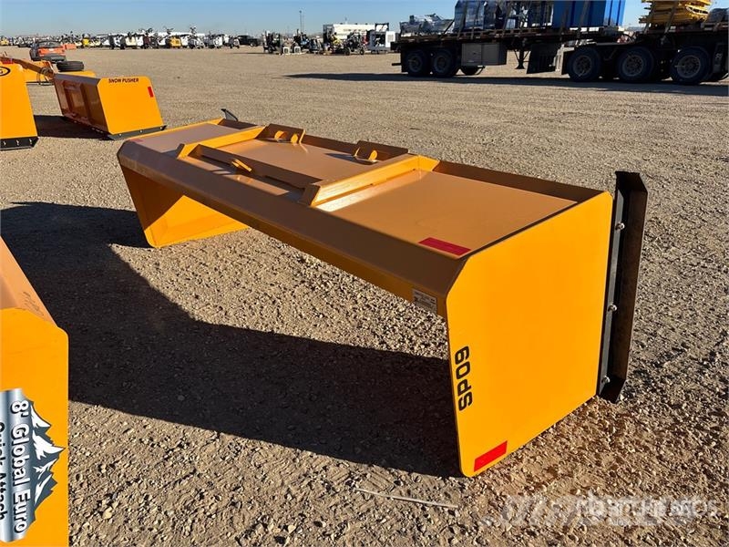 Industrias America SP09 108 in Skid Steer Snow Pusher Sniego peiliai ir valytuvai