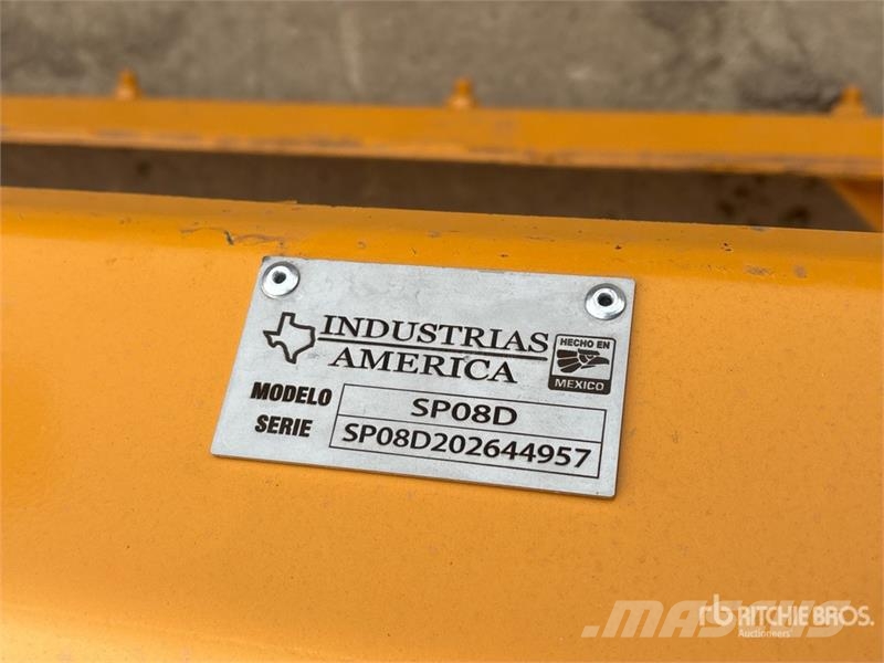 Industrias America SP08D 96 in Skid Steer Snow Pusher (Unused) Snežne daske i plugovi