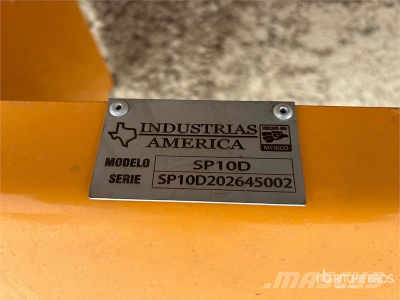 Industrias America SP10D 120 in Skid Steer Snow Pusher (Unused) حراثات ونصول الجليد