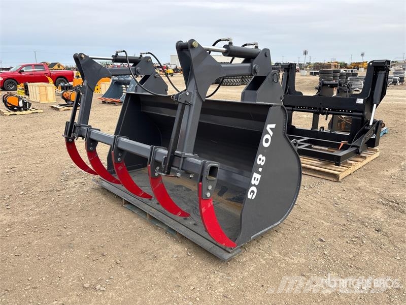 Industrias America V08BG 96 in Q/C General Purpose Wheel Loader Grapp 兩爪吊夾