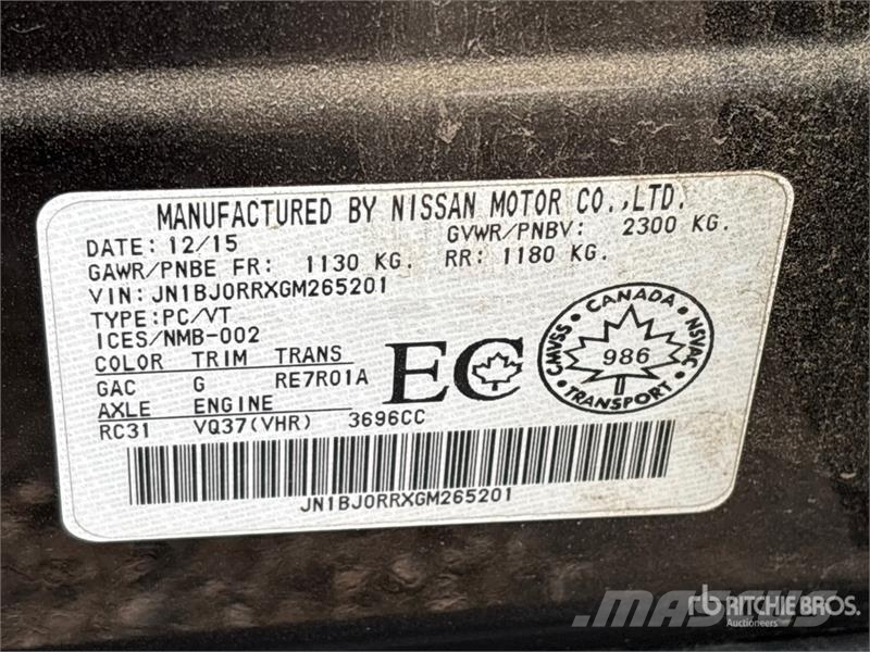 Infiniti QX50 AWD SUV Lengvieji automobiliai
