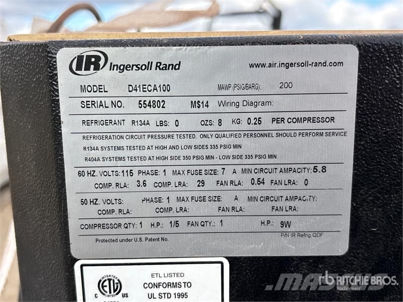 Ingersoll Rand D41ECA100 Air Dryer Sprężarkowe osuszacze powietrza