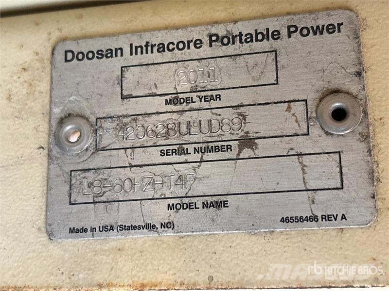 Ingersoll Rand L8-60HZ-T4F 8 kW Light Tower (Inoperable) Gaismas torņi