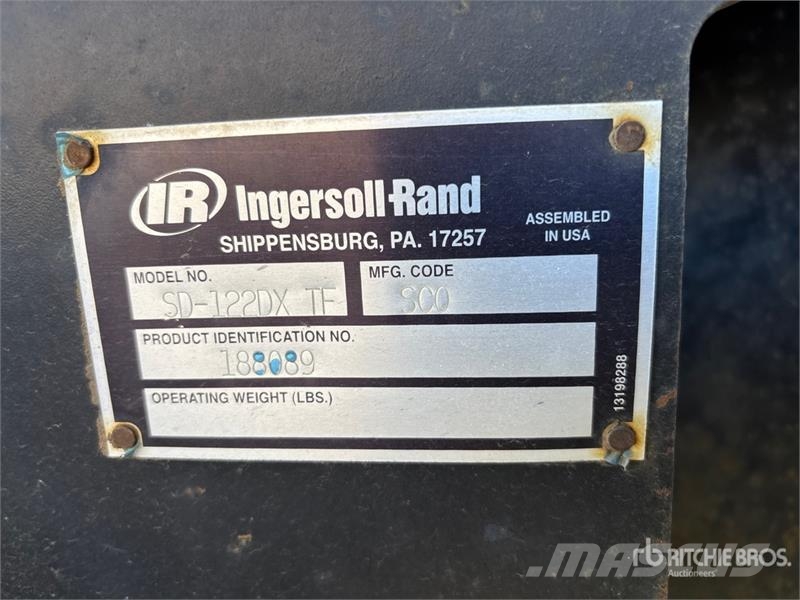Ingersoll Rand SD122DX Smooth Drum Compactor Walzenzüge