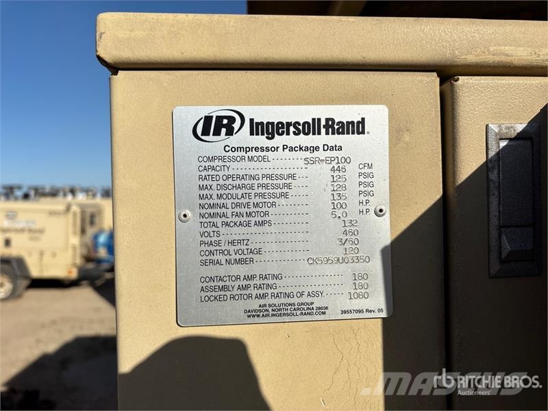 Ingersoll Rand SSR-EP100 446 cfm Electric Air Compressor Kompressoren