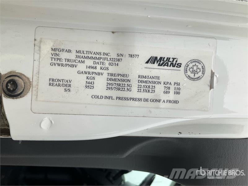 International 4x2 Van Truck Tovornjaki zabojniki