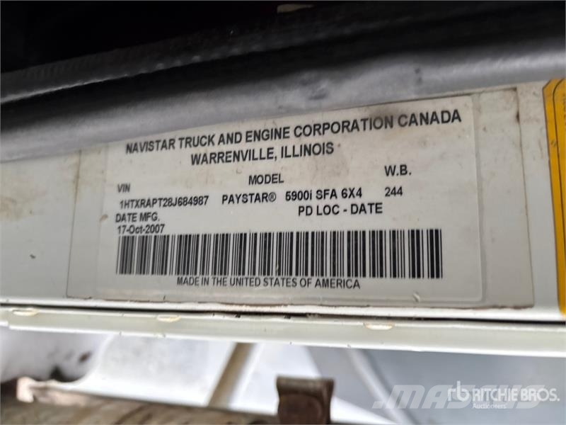 International 5900i 6x4 Fuel Truck Tankbiler