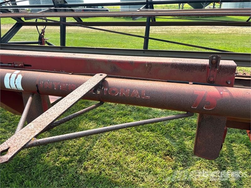 International 75 25 ft Pull Type Swather Windrower Segadoras hileradoras