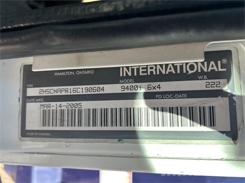 International 9400i Eagle 6x4 Grain Truck Graudu pārvadāšanas mašīnas