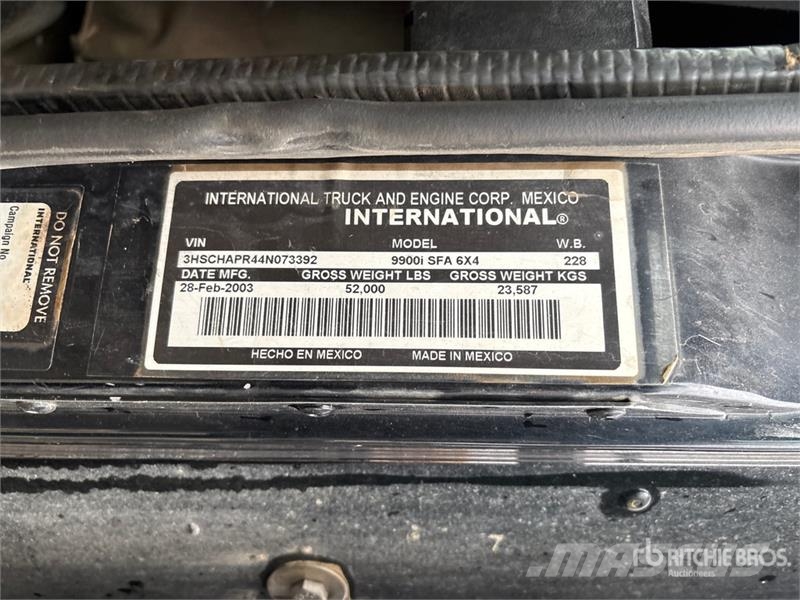 International 9900 Nyergesvontatók