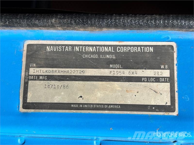 International F1954 6x4 Grain Truck Gabonaszállító teherautók