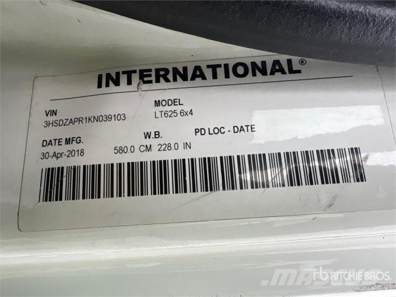 International LT625 Cabezas tractoras