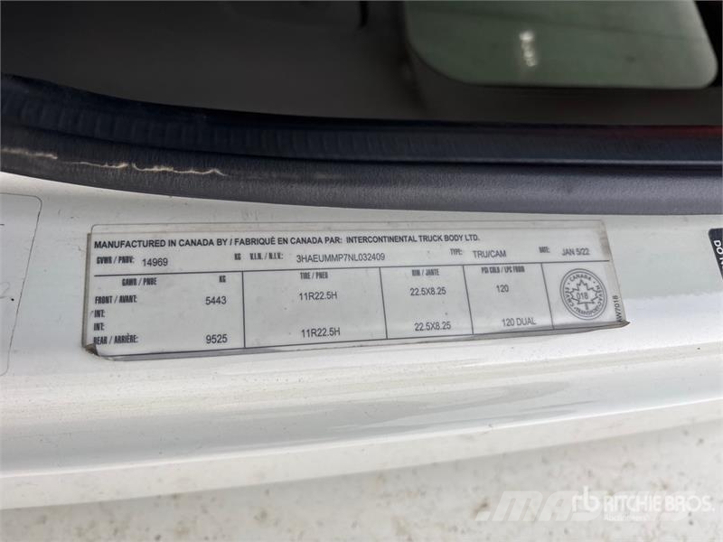 International MV607 4x2 Van Truck Camion cassonati