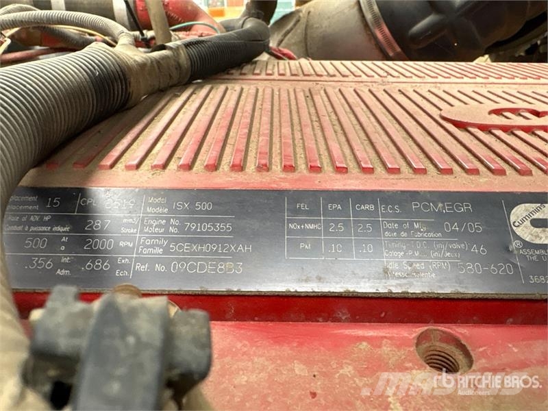 International Paystar 5600i 8x6 Coil Tubing Reel Truck Vehicule de recuperare