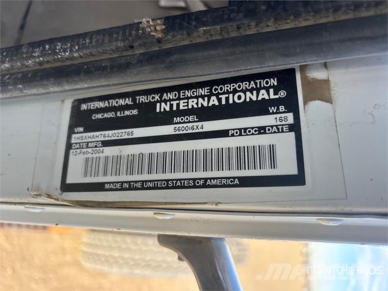 International PayStar 5600i 6x4 T/A Day Cab Truck Tractor Naudoti vilkikai