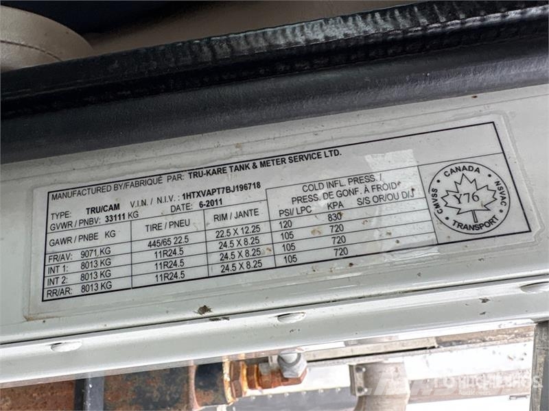 International Paystar 5900I 8x6 Nitrogen Truck Специальные грузовики