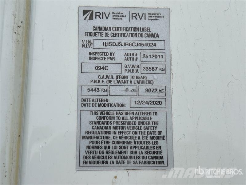 International Prostar 6x4 Chemical Truck Muut kuorma-autot