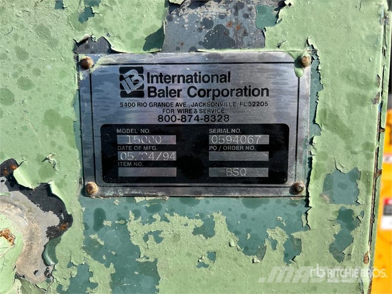International Skid Mounted Square Baler محزمات مربعة