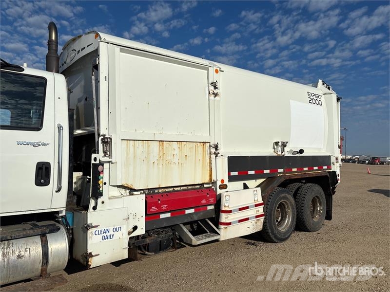 International WorkStar 7400 6x4 Side Loader Waste Collection Tru Waste trucks