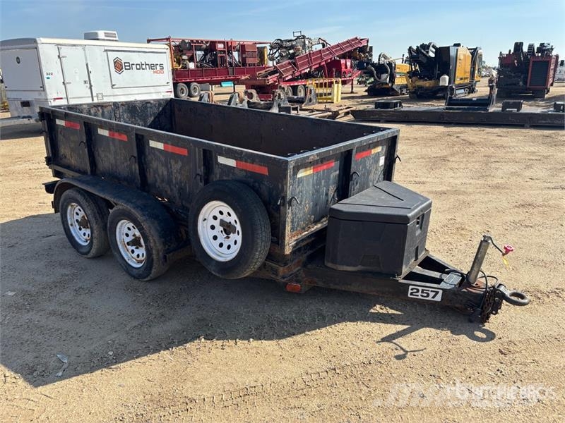 Iron Panther 10 ft T/A Dump Utility Trailer Bañera