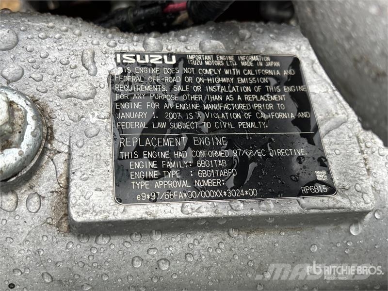 Isuzu BB-6BGITRW-02 Engine Motoren