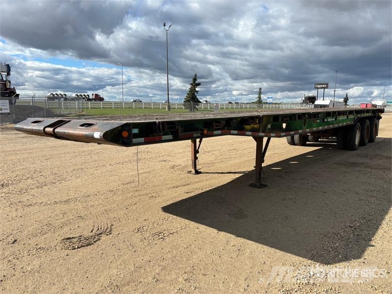 J.C. Trailer 48 ft Tri/A Flatbed Oilfield Trailer Prosessointilaitteet
