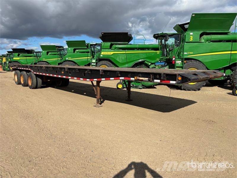 J.C. Trailer 48 ft Tri/A Flatbed Oilfield Trailer Prosessointilaitteet