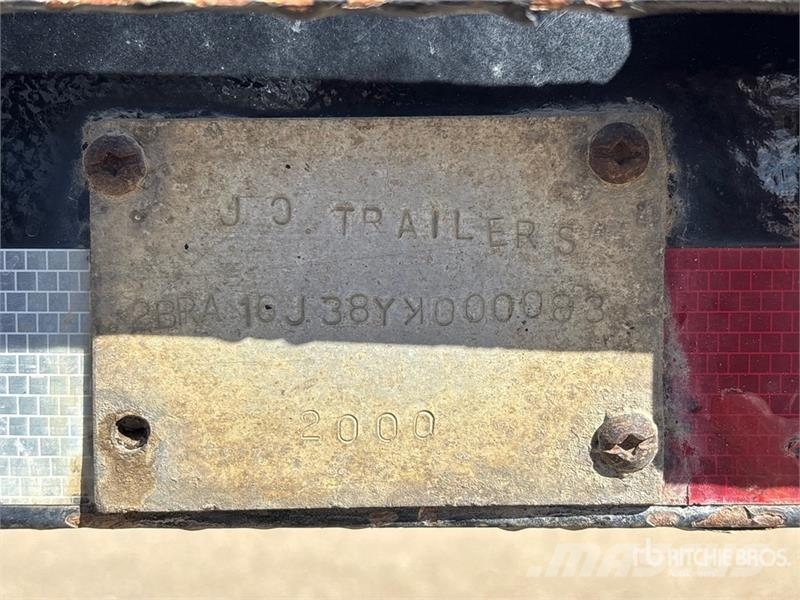 J C Trailers 53 ft Tri/A Flatbed Trailer Prikolice platforme/otvoreni sanduk