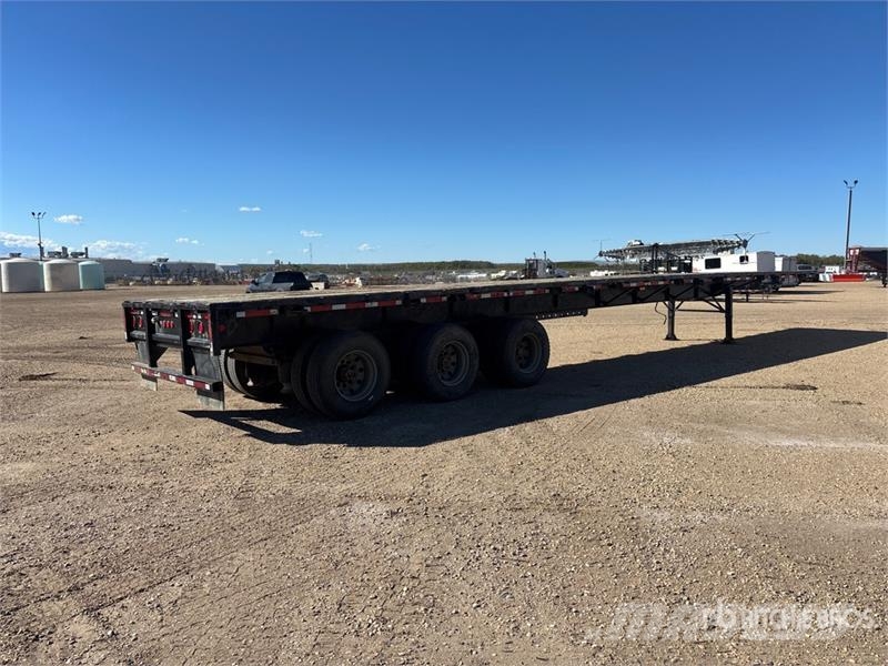 J C Trailers 53 ft Tri/A Flatbed Trailer Prikolice platforme/otvoreni sanduk