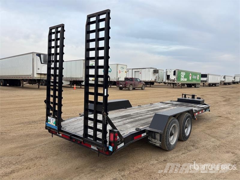 J & Trailers 21 ft T/A Equipment Trailer Vehicle transport trailers