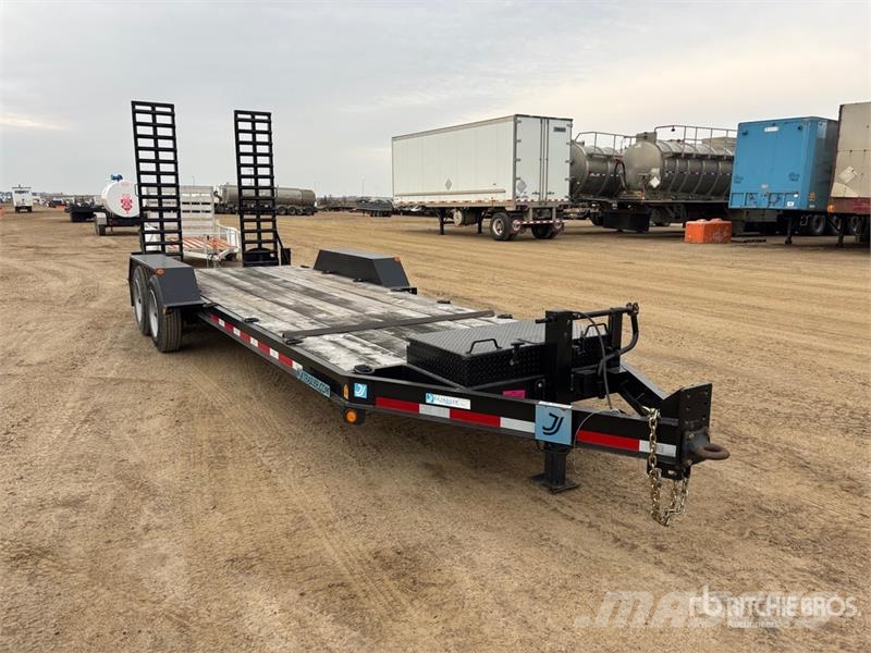 J & Trailers 21 ft T/A Equipment Trailer Vehicle transport trailers