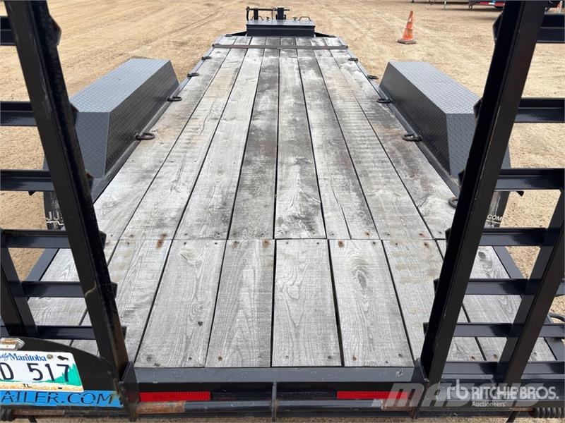 J & Trailers 21 ft T/A Equipment Trailer Vehicle transport trailers